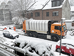 Muellabfuhr im winter
